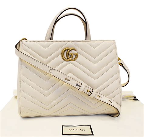 gucci marmont matelassé top handle|gucci marmont matelasse tote.